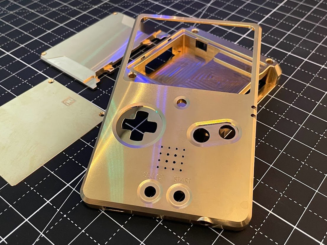 Game Boy Advance SP Unhinged Aluminum Machined Shell - Custom Replacement | Boxy  Pixel